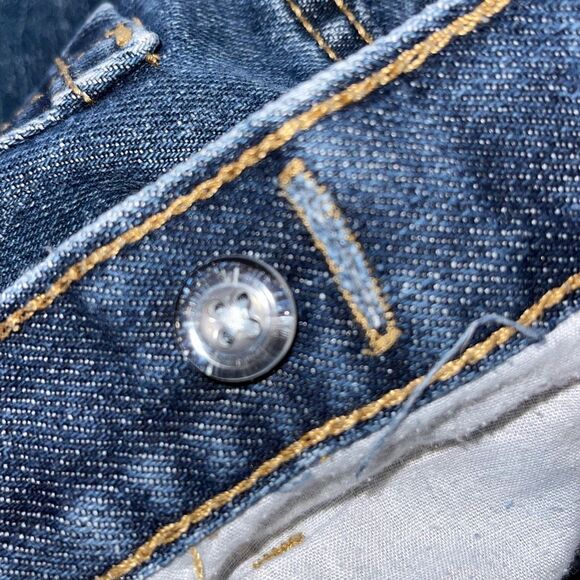 Old Navy Boys‎ Adjustable Waist Faded Loose Boot-Cut Jeans Blue Size 10 Husky - Picture 9 of 9